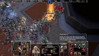 Warcraft 3 Reforged  Footmen Frenzy 55 pvp 3 vs 3 vs 3 vs 3 [upl. by Atteloc338]