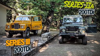 1969 LANDROVER 88 Series IIa amp 1973 LANDROVER 88 Series III  200TDi restomod  4K [upl. by Nuli]