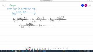 Dado fx1x demostrar que lim fxhfxh1x2 h tiende a 0 Límites [upl. by Teplica406]