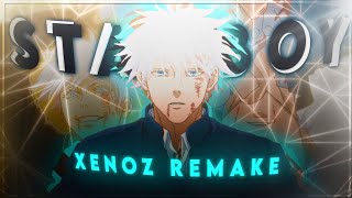 STARBOY  XENOZ REMAKE  JUJUTSU KAISEN AMVEDIT ANIME [upl. by Dlareme]