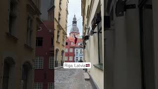 Riga Latvia Come by train visit Old town [upl. by Eeryn]