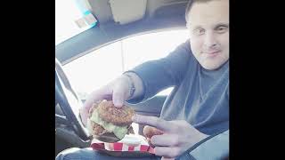 KFC Gravy Burger  Side View In Car [upl. by Assilak313]