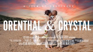 Cinematic Wedding on the Beach  Orenthal  Crystal  Shot on SONY FX3 [upl. by Lotti]