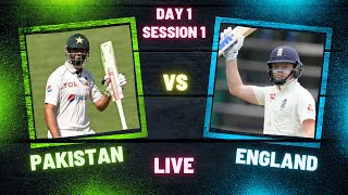 Pakistan vs England Live  1st Test at Multan  PAK vs ENG  Day 1 Session 1 Live pakvseng [upl. by Einnov320]