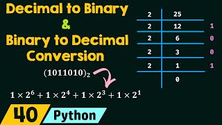 Decimal to Binary and Binary to Decimal Conversion [upl. by Nollahs764]