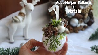 🎄Tutorial decorazioni per lalbero di Natale fai da te  Tutorial Christmas decoration 🎄 [upl. by Roberta530]