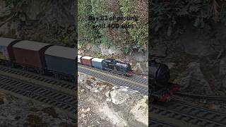 Double train at Bekonscot train railway cool viralvideo shorts fyp miniature steamtrain [upl. by Alvarez684]