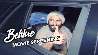 Ranveer Singh At Befikre Movie Screening [upl. by Nirtiac]