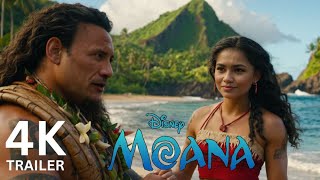 Moana Trailer  Live Action  Dwayne Johnson amp Zendaya  Synopsis [upl. by Nennek]