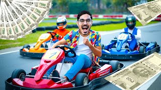 ₹100000 Go Kart Race on Real Track🔥 कौनसी गाड़ी रेस जीतेगी [upl. by Evy]