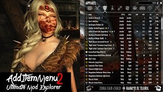 SKYRIM  Simple Menu Access to All Weapons Armour amp Items  Add Item Menu v2  AVS Mods Tutorial [upl. by Jacobo]