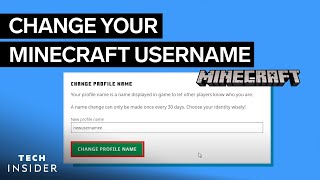 How To Change Your Minecraft Username [upl. by Elum897]