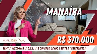 Apartamento de 88m² com 2 Quartos e com vistamar à venda em Manaíra  João Pessoa PB [upl. by Rozek]