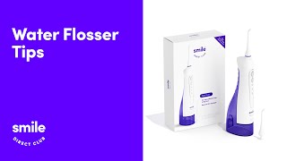 Water Flosser Tips  SmileDirectClub [upl. by Tadeas642]