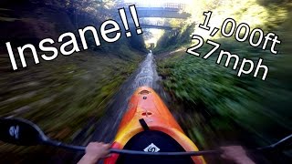 Insane Kayakers Paddle Down Drainage Ditch [upl. by Odab]