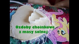 Ozdoby choinkowe z masy solnej [upl. by Luapnaej]