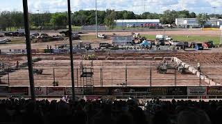 Outagamie Fair 2024 Demo Derby Lawn Mowers [upl. by Nedearb935]