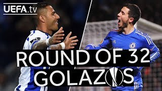 QUARESMA HAZARD Great UEL Round of 32 GOALS [upl. by Latham]