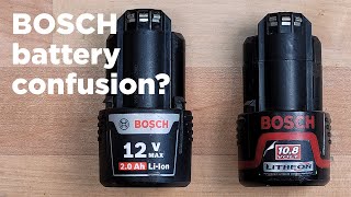 Bosch 108v vs 12v batteries whats the difference [upl. by Suhpesoj]