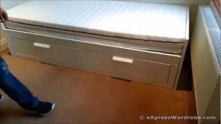 IKEA Brimnes Day  Trundle Bed Design [upl. by Shargel]