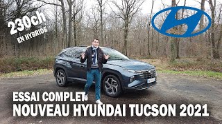 NOUVEAU HYUNDAI TUCSON 2021 2022  LHybride le plus design [upl. by Nosneh]