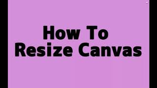 How To Resize Canvas  Artflow Tutorial For Beginners [upl. by Ardnac567]