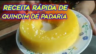 Como Fazer Quindim de Padaria Rápido e Fácil [upl. by Katleen]