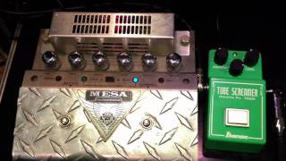 Ibanez Tube Screamer TS808 Reissue vs Mesa Boogie VTwin [upl. by Hofstetter]