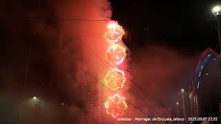 Castillo y Piromusical Fiestas Atemajac de Brizuela 7 sep 2023 [upl. by Yllib821]