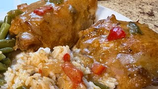 Cream Of Chicken Baked Chicken  The Best Baked Chicken Recipe  Soul Food [upl. by Neerod]