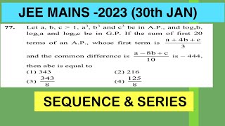 a3b3ampc3 be in APamplogablogca amplogbc in GP the sum of first 20 terms of an AP whose first term is [upl. by Nylassej]