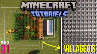 Ferme à VILLAGEOIS INFINI  Minecraft Tutoriels JAVA [upl. by Bogoch]