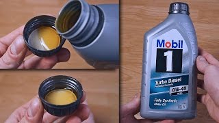 Mobil 1 Turbo Diesel 0W40 original engine oil show [upl. by Oniskey]