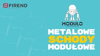 FIREND MODULO regulowane metalowe schody modułowe [upl. by Enidlarej]