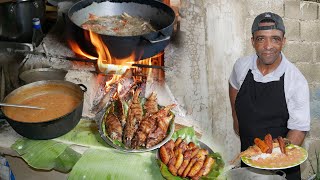 Pescado frito y habichuelas blancas La cocina de Cesarin Oficial [upl. by Link]