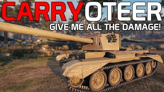 Carryoteer give me the DAMAGE  Charioteer World of Tanks [upl. by Anirhtak]