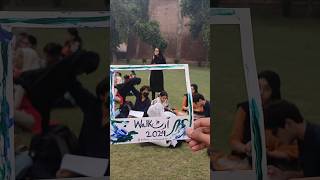 Art walk 2024 gcu artwalk androon lahore shorts frameideas [upl. by Eixel550]