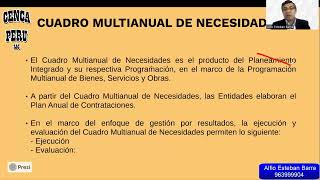 Cuadro Multianual de necesidades [upl. by Koenraad331]