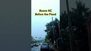 King Street Boone NC Before the Flood boone flooding appstate [upl. by Oidgime]