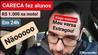 Alunos da positividade na moto  Quebrou o Versa 🆘 [upl. by Royal]