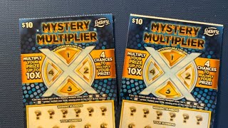 TWO MYSTERY MULTIPLIER SCRATCH OFFS FROM THE FLORIDA LOTTERY [upl. by Hanonew]