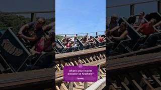 Knoebels Twister Teal train flying through the helix 07032024 [upl. by Torrance571]