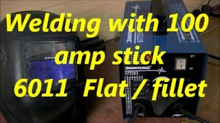 How to weld with the 100 amp stick welder part 4 [upl. by Patsy]