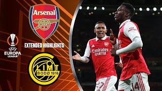 Arsenal vs BodøGlimt Extended Highlights  UEL Group Stage MD 3  CBS Sports Golazo [upl. by Haldan682]