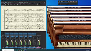 MusesScore 4 und virtuelles Novachord VST3 [upl. by Anniroc]