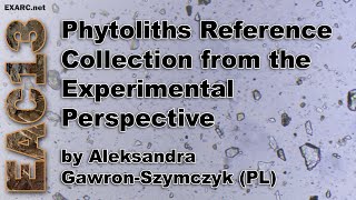 Phytoliths Reference Collection from the Experimental Perspective [upl. by Lubbi]