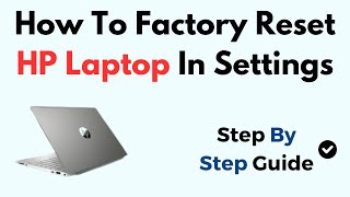 How To Factory Reset HP Laptop In Settings Windows 11 [upl. by Gertrudis]