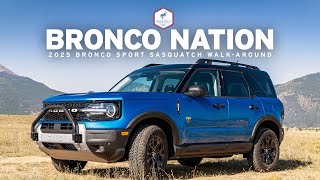 NEW 2025 Bronco Sport SASQUATCH WalkAround [upl. by Belvia]