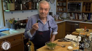 String beans and shallots  Jacques Pépin Cooking At Home  KQED [upl. by Eissoj]