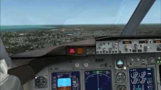 How to land FSX Landing Tutorial with 737 [upl. by Yelrebmyk156]